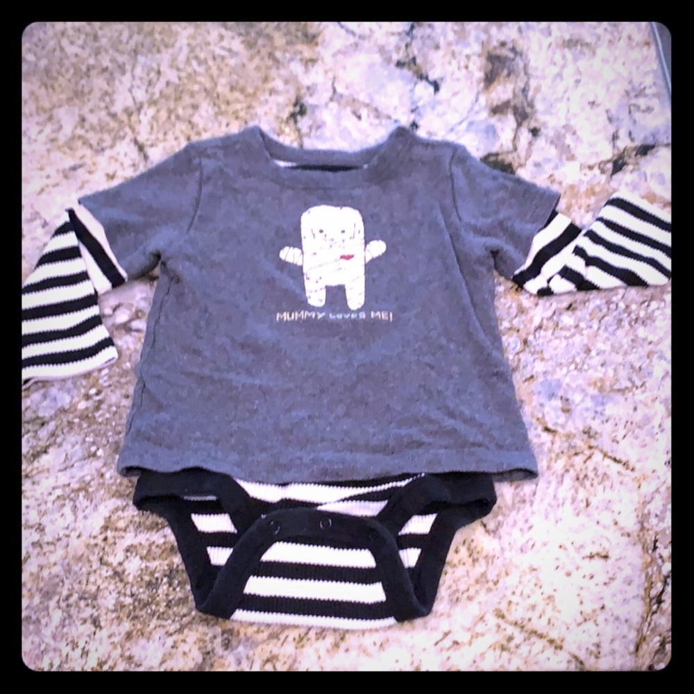 Long sleeve Halloween onesie